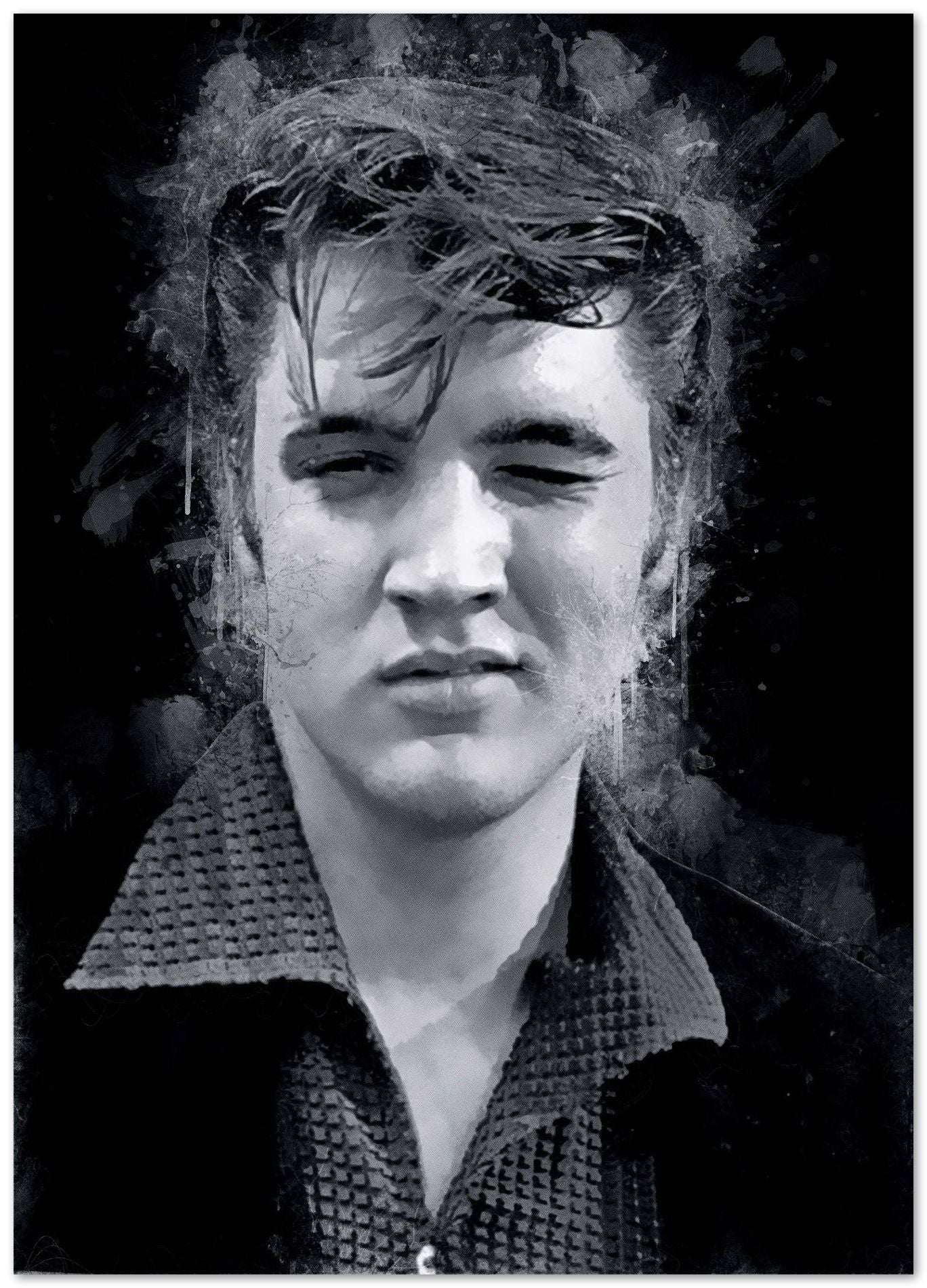 Elvis Presley paintings - @SanDee15