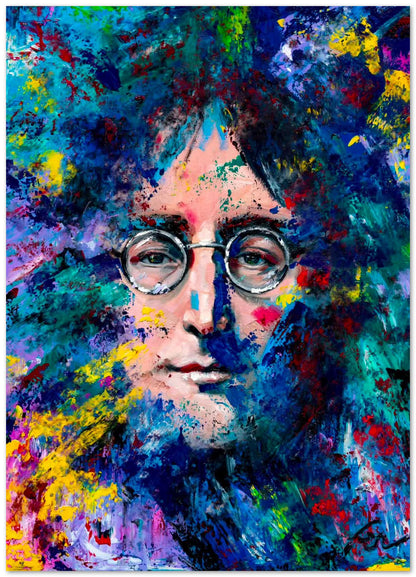 John Lennon Abstract - @Windriani