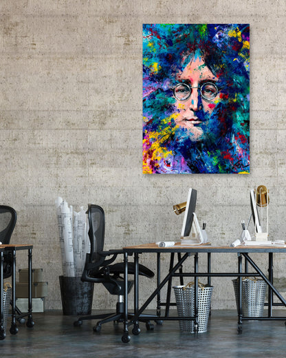 John Lennon Abstract - @Windriani