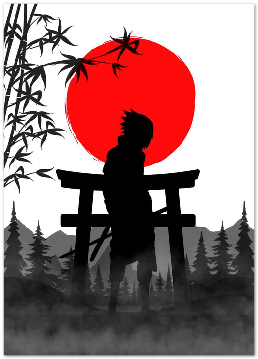 Sasuke Japanese Portrait - @VickyHanggara