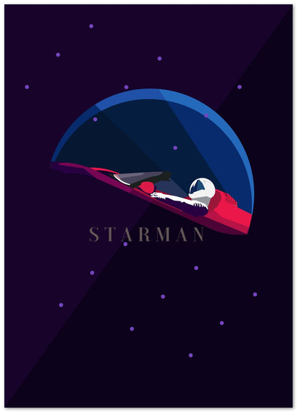 SpaceX Starman Tesla Car - @Artkreator