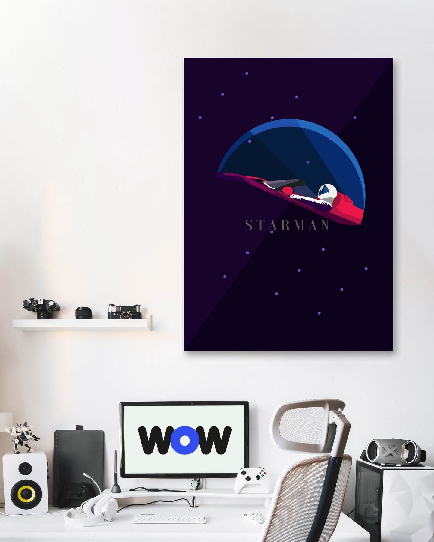 SpaceX Starman Tesla Car - @Artkreator