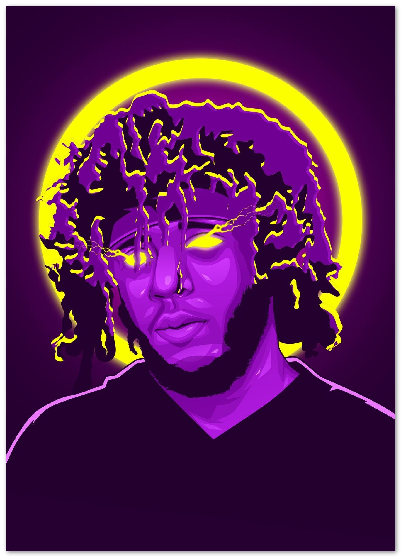 6Lack Neon Rapper - @ColorizeStudio