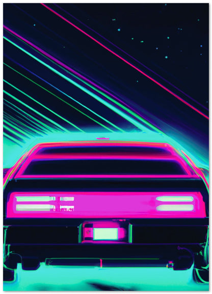 Car Synthwave Space - @MyKido