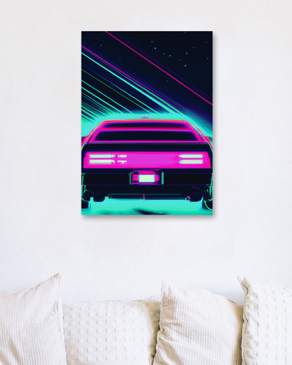 Car Synthwave Space - @MyKido