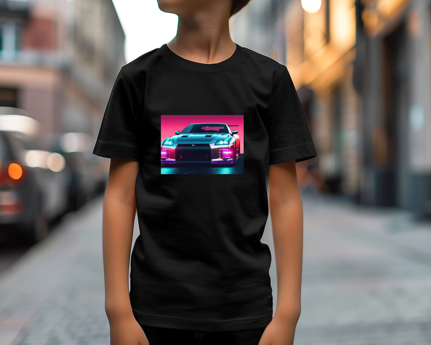 Nissan GT-R Synthwave  - @MyKido