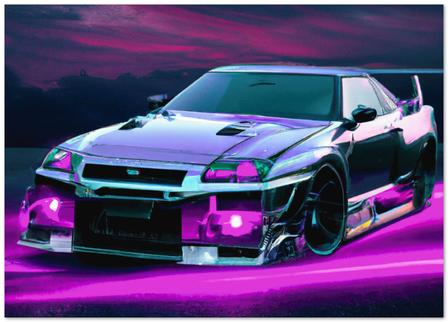 Nissan GT-R Neon Sunset - @MyKido