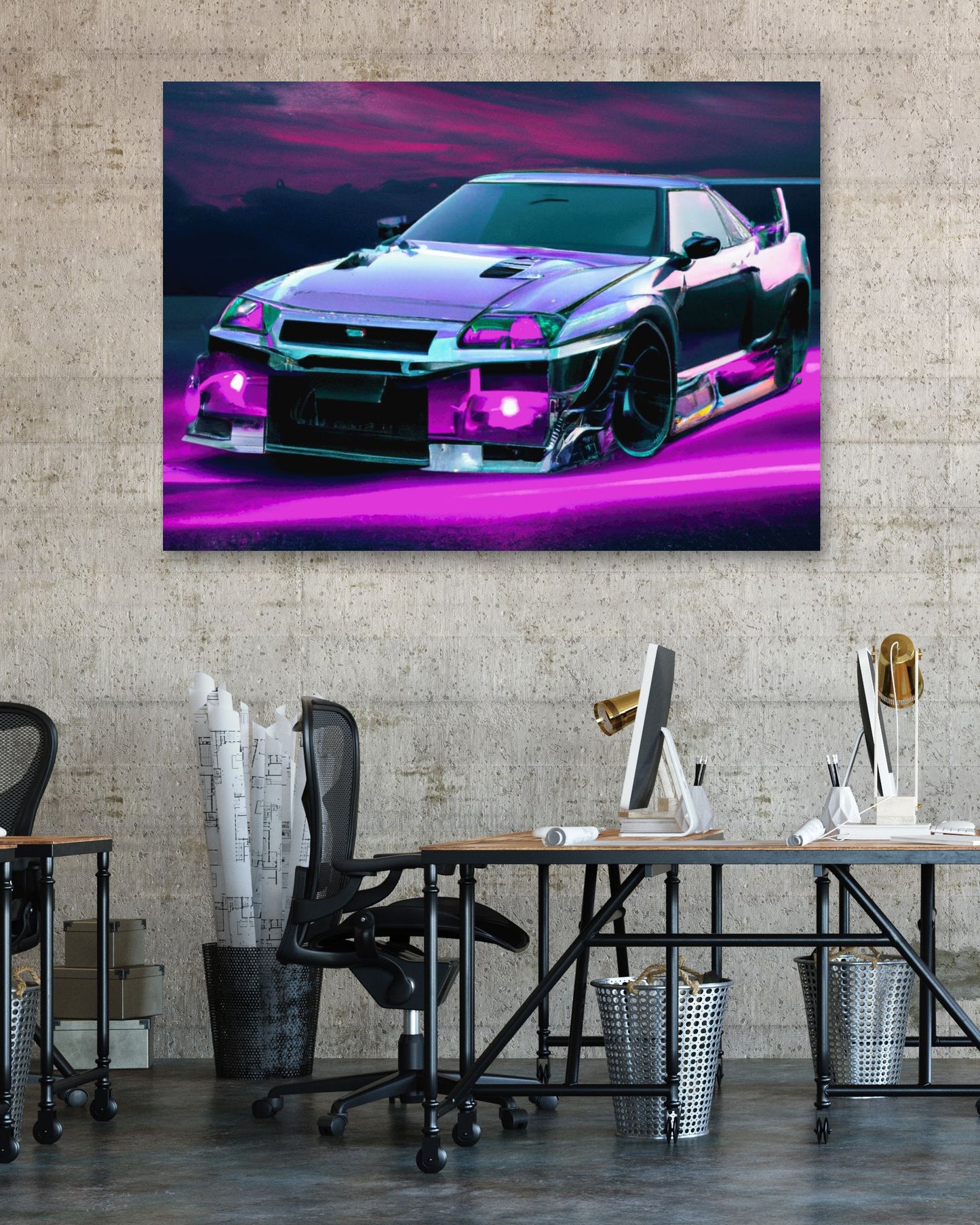 Nissan GT-R Neon Sunset - @MyKido