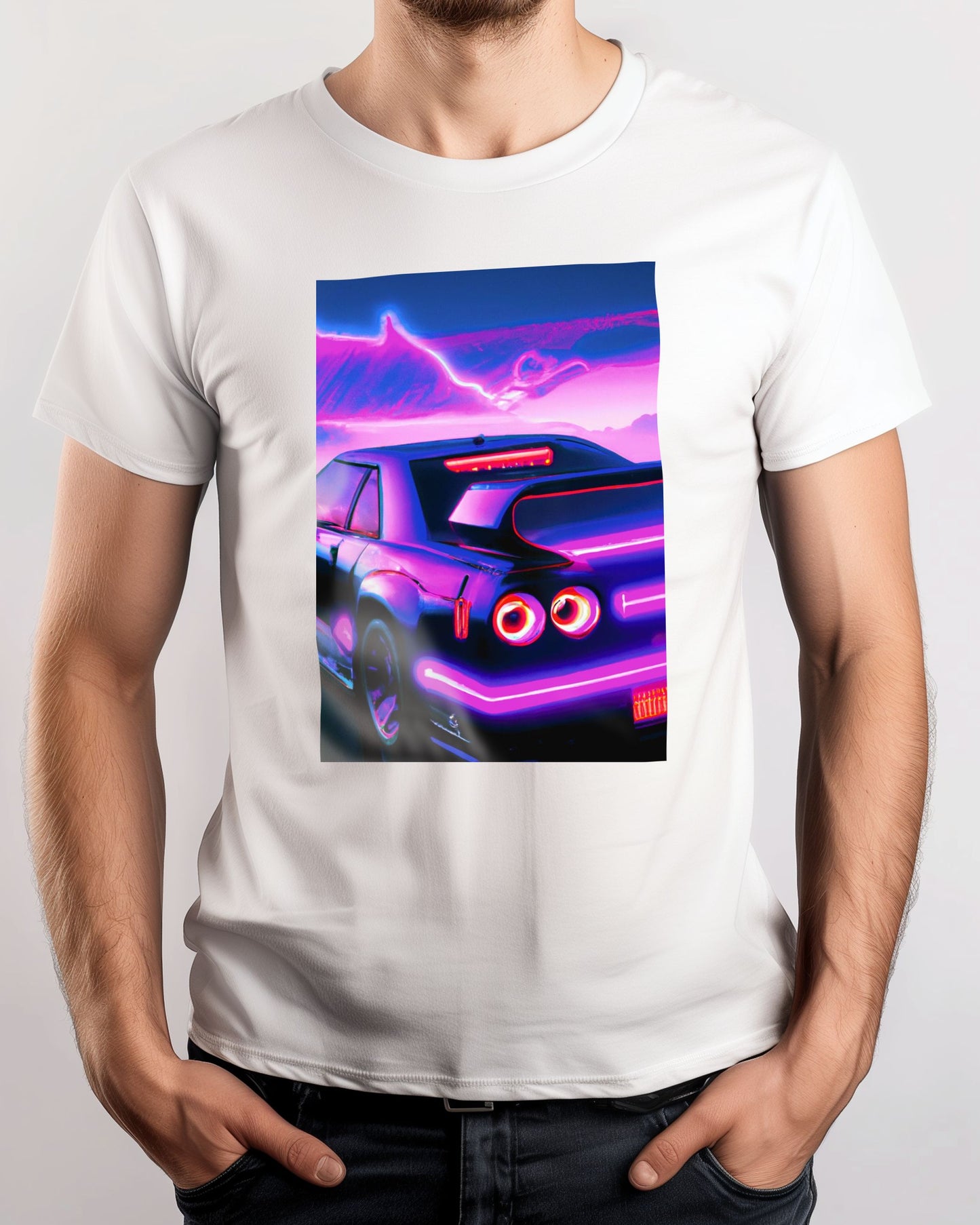 Nissan Synthwave Car  - @MyKido