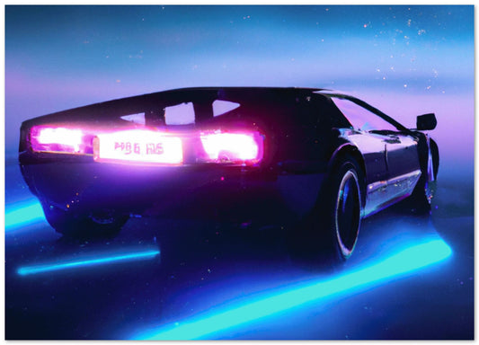 Car Neon Synthwave Sprint - @MyKido