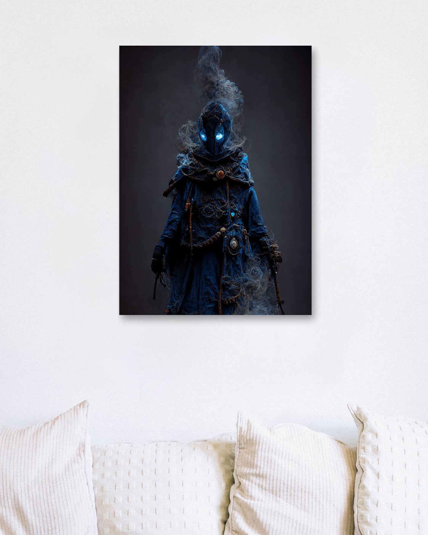 dobro character design dark arcanist blue lightning blue mist f1 - @AzlanXavier