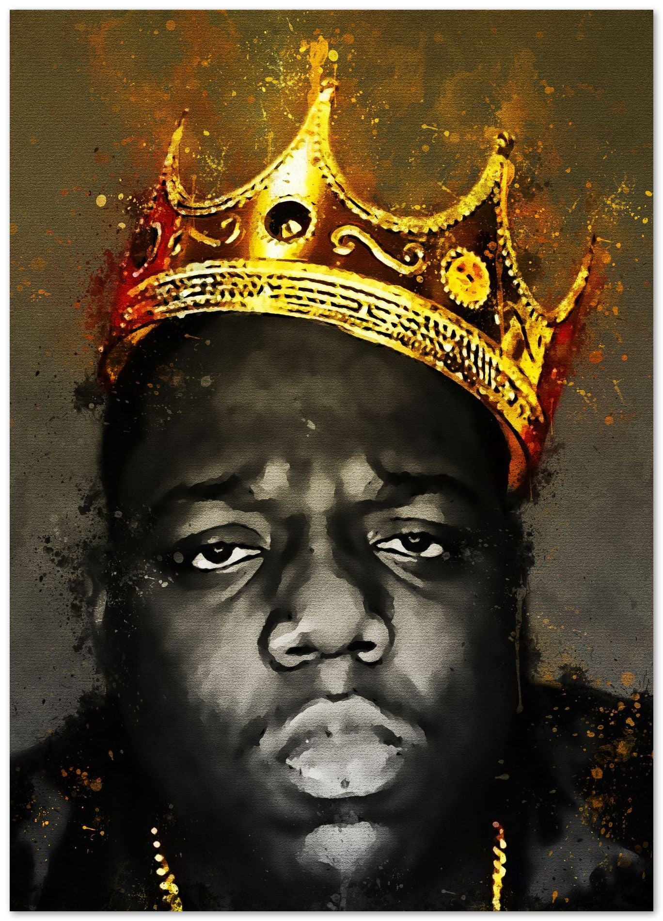 Splatter by biggie smalls new art - @4147_design