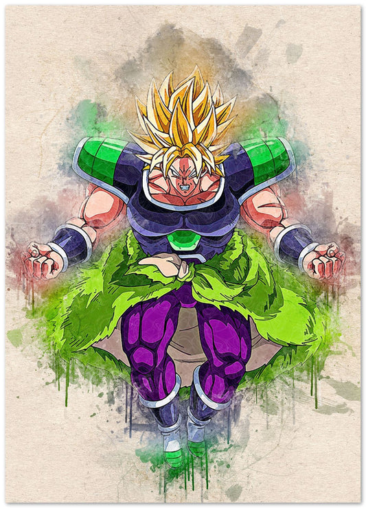 Broly - @SanAcrylicstyle