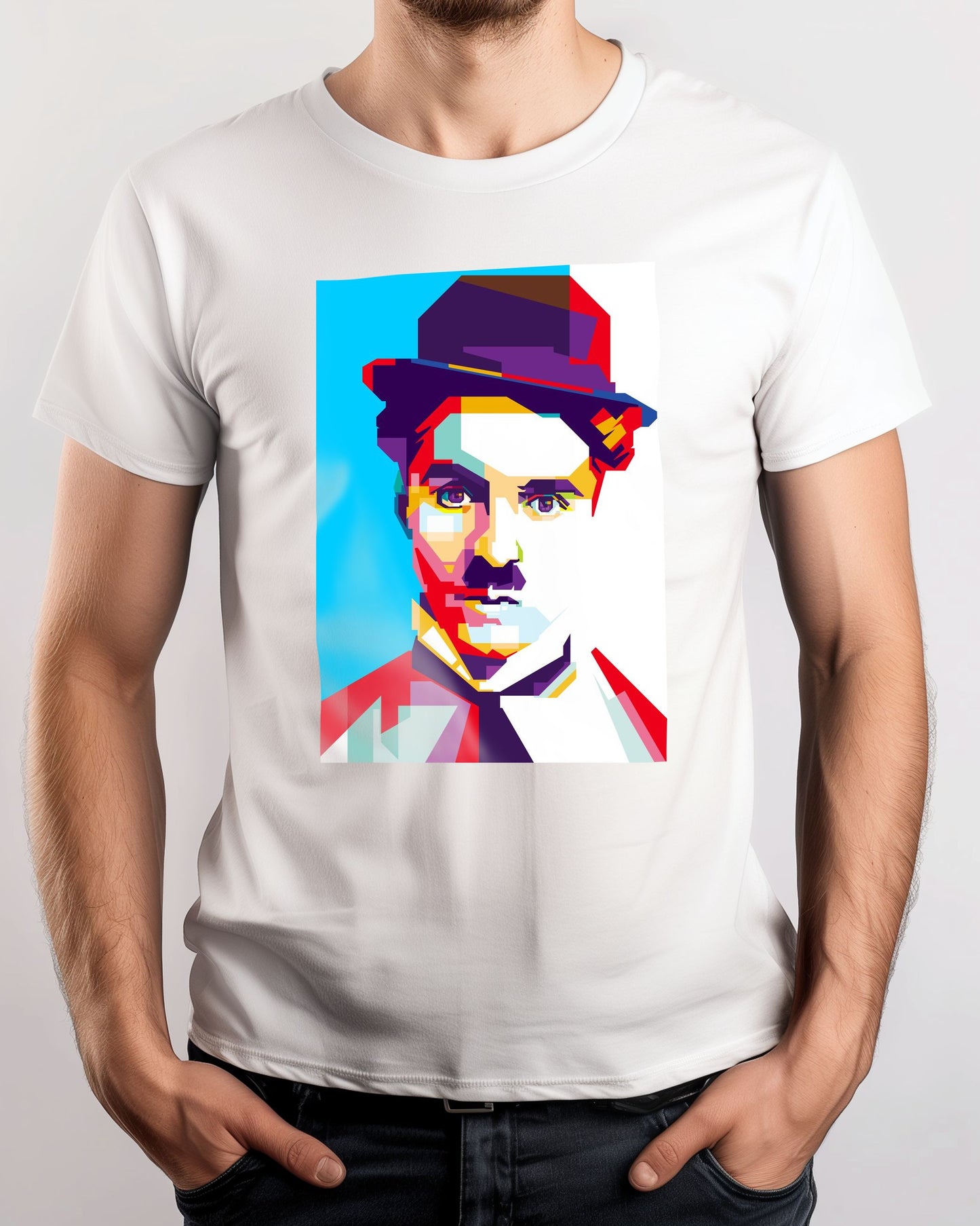 Charlie Chaplin Blue Sky BG - @WPAPbyiant