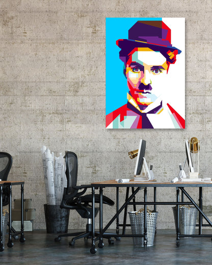 Charlie Chaplin Blue Sky BG - @WPAPbyiant