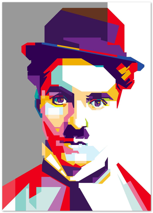 Charlie Chaplin Grey BG - @WPAPbyiant