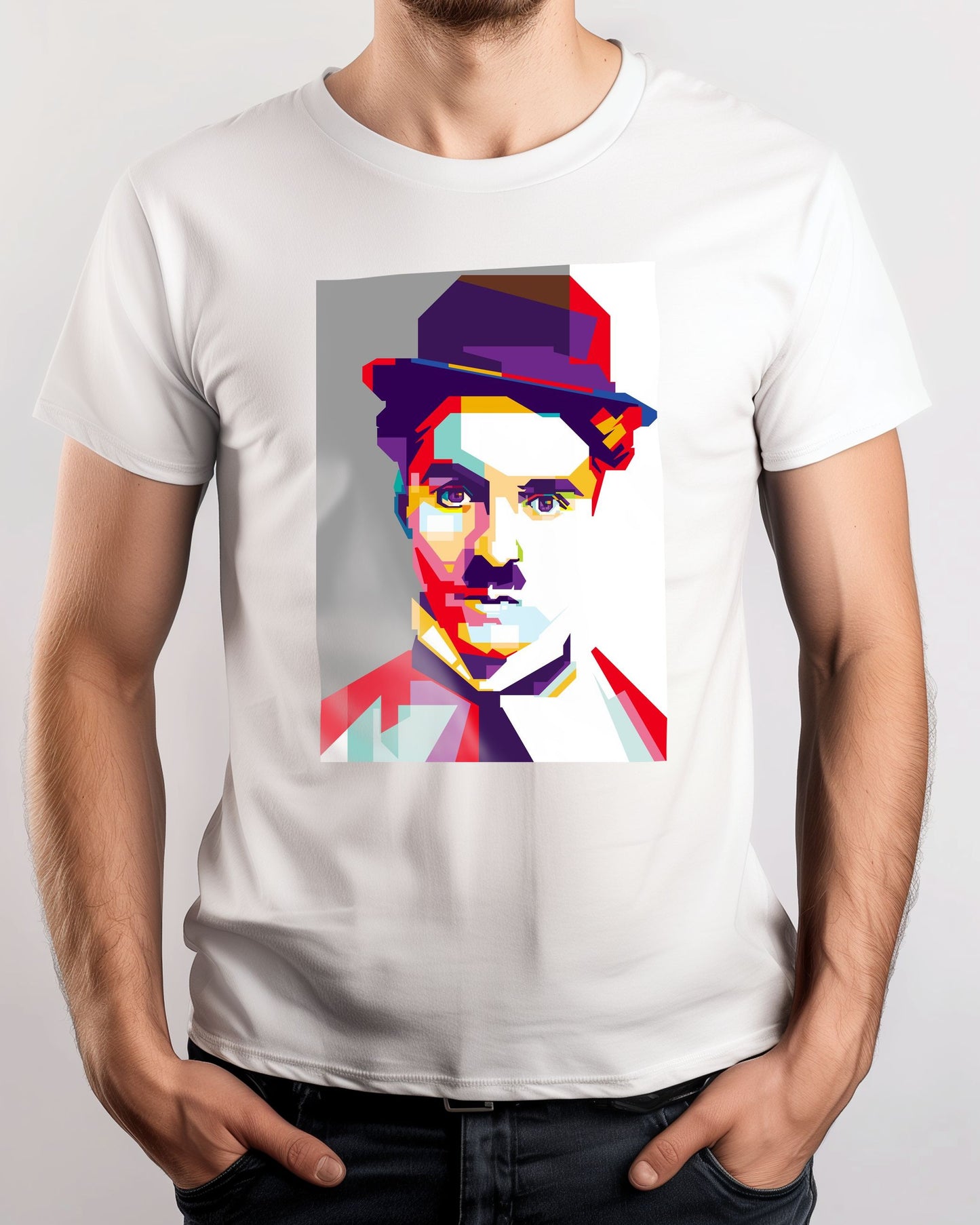 Charlie Chaplin Grey BG - @WPAPbyiant