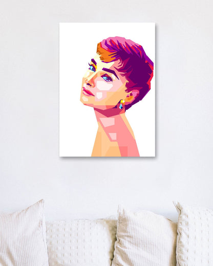 Audrey Hepburn in WPAP - @WPAPbyiant