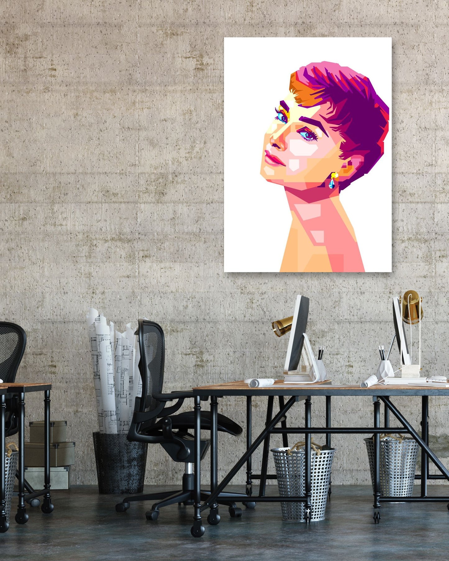 Audrey Hepburn in WPAP - @WPAPbyiant