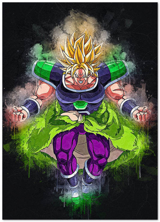 Broly dragon ball z - @SanAcrylicstyle