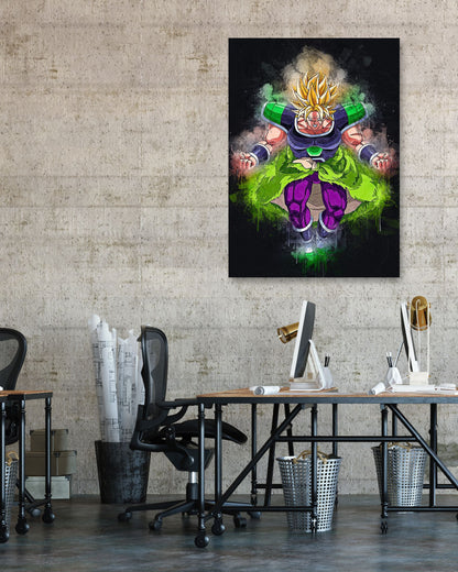 Broly dragon ball z - @SanAcrylicstyle