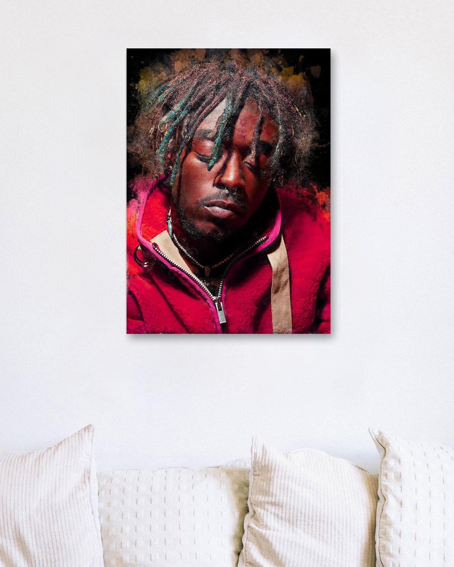 Lil uzi vert paintings - @SanAcrylicstyle