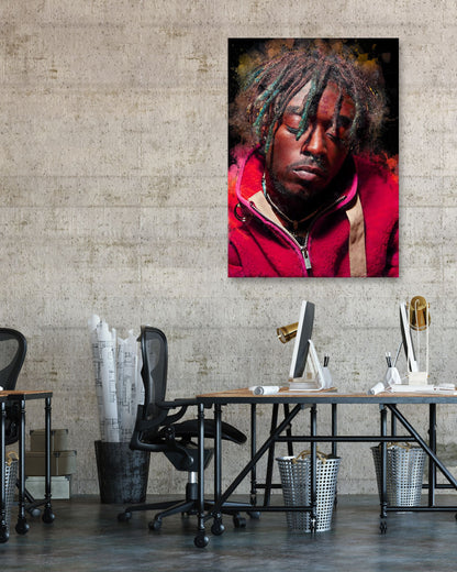 Lil uzi vert paintings - @SanAcrylicstyle