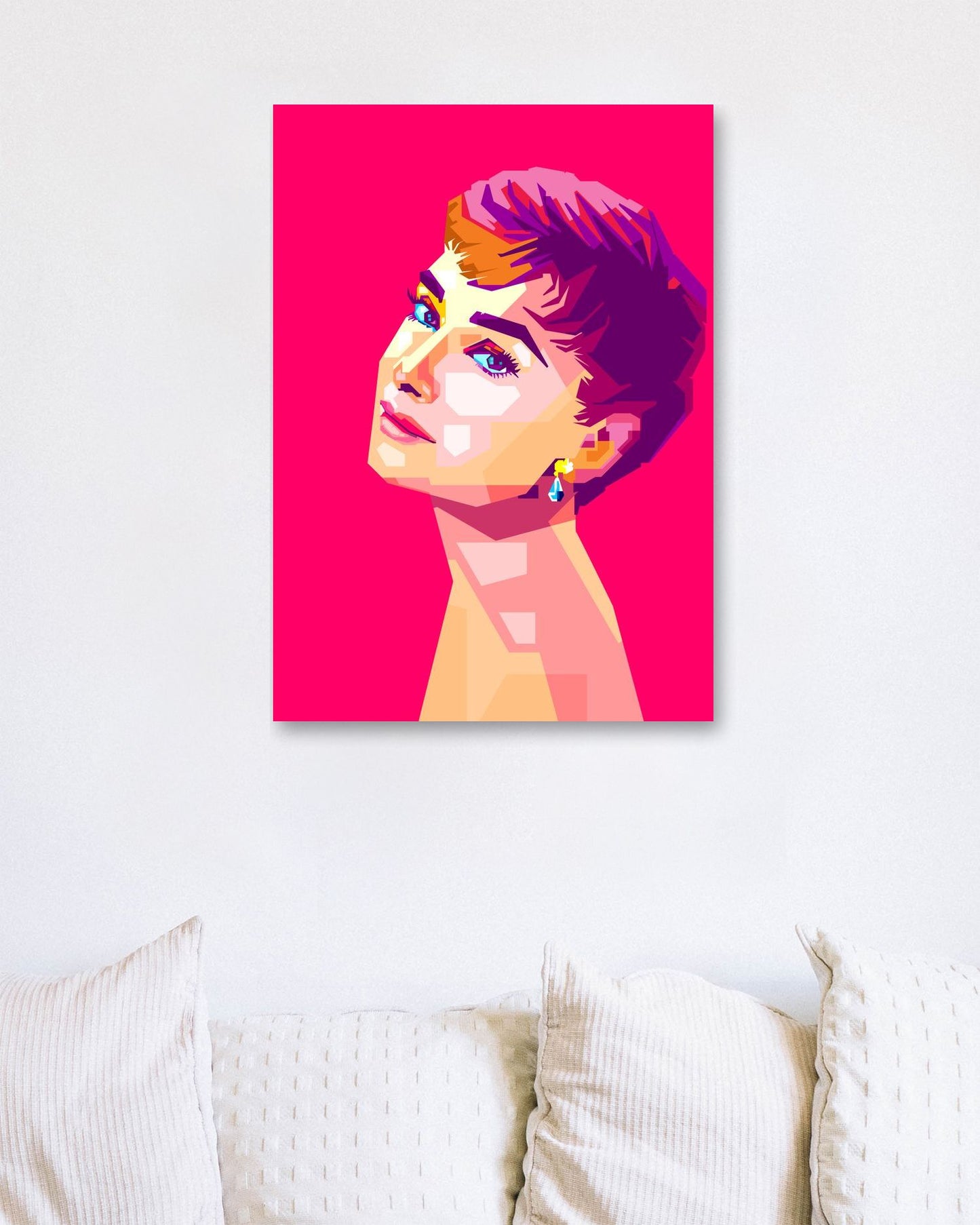 WPAP Audrey Hepburn Pink BG - @WPAPbyiant