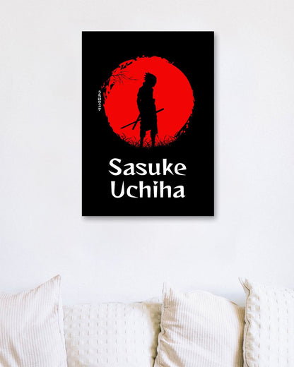 Sasuke Japanese Silhouette - @VickyHanggara