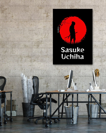 Sasuke Japanese Silhouette - @VickyHanggara