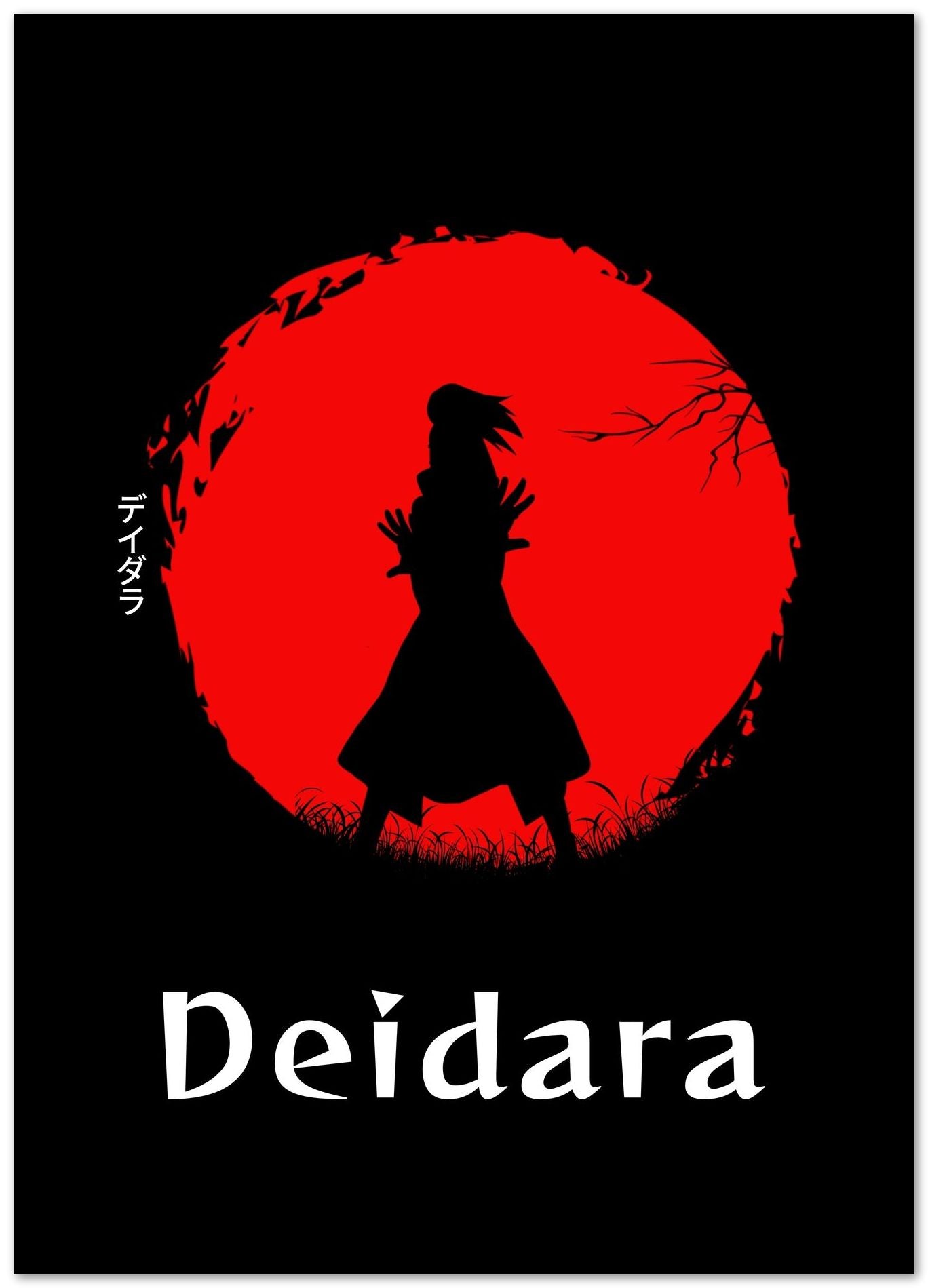 Deidara Japanese Silhouette - @VickyHanggara