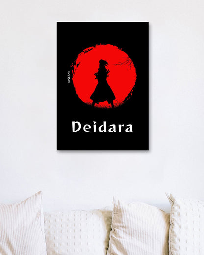 Deidara Japanese Silhouette - @VickyHanggara