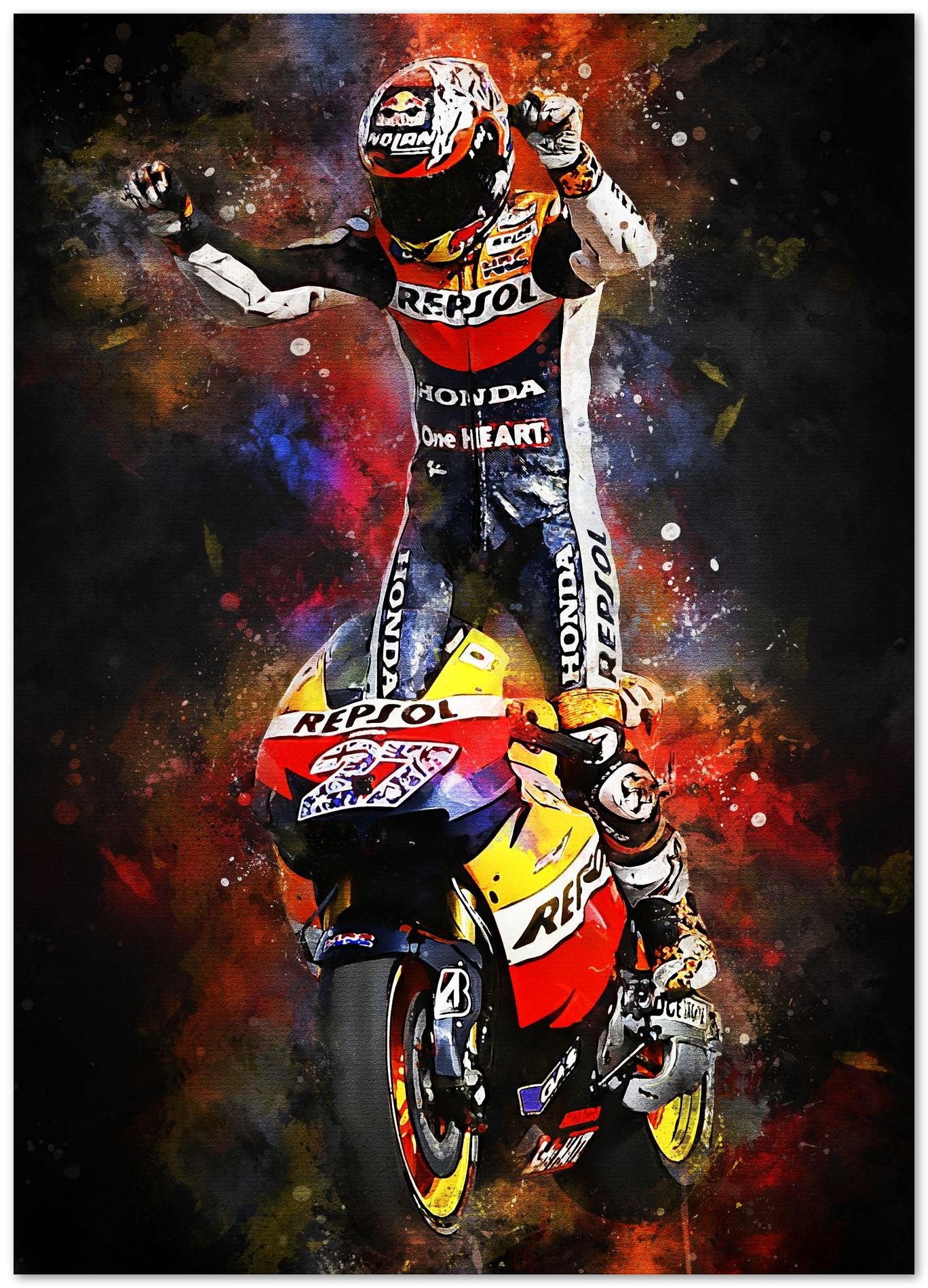 Splatter by Casey Stoner - @4147_design