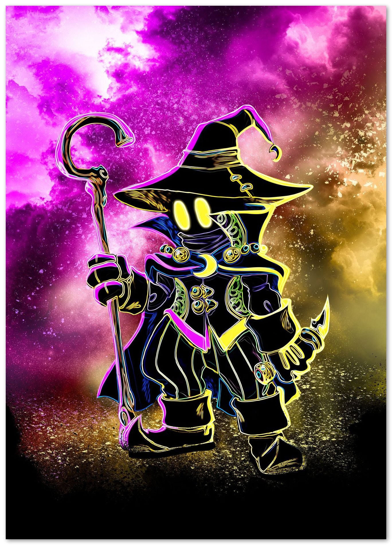 Soul Of The Black top Mage Poster Painting canvas 12*18inch