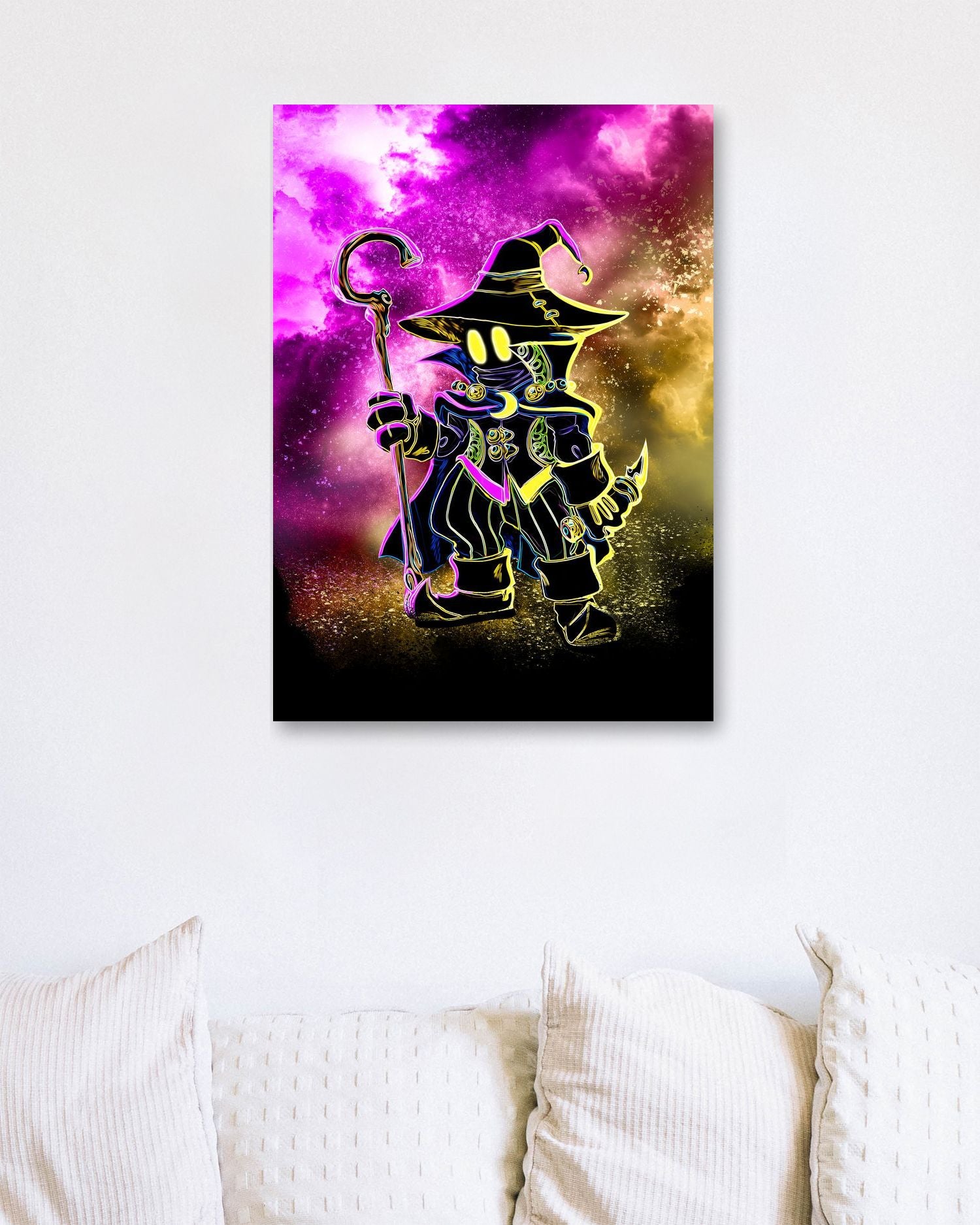 Soul Of The high quality Black Mage Poster Painting canvas 12*18inch