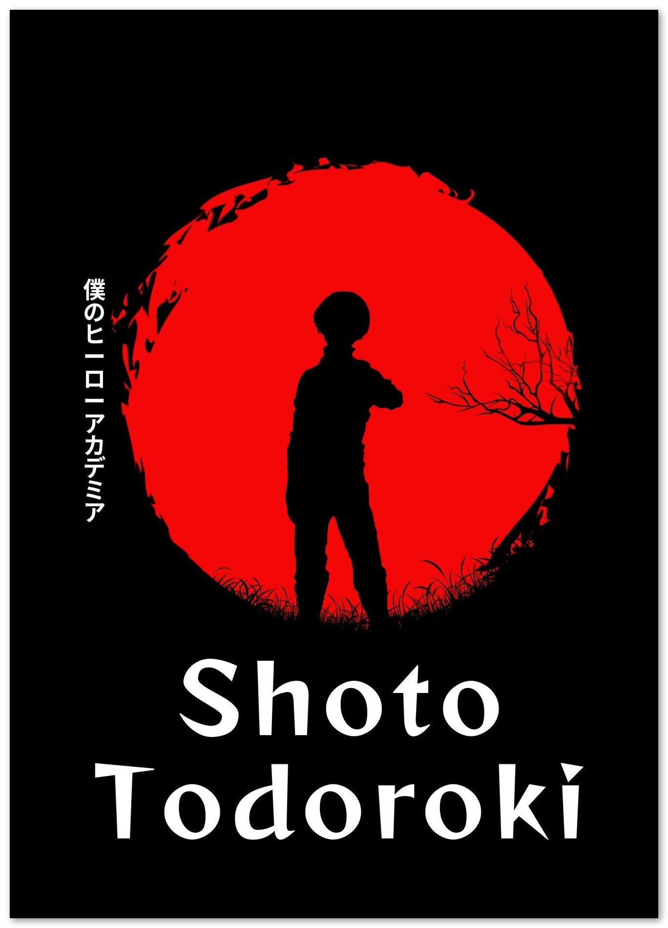 Todoroki Japanese Silhouette - @VickyHanggara