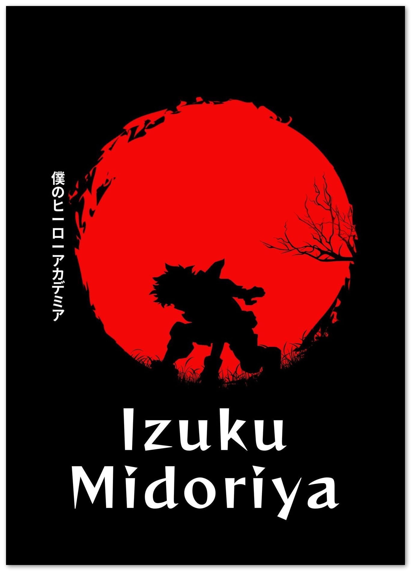 Izuku Japanese Silhouette - @VickyHanggara