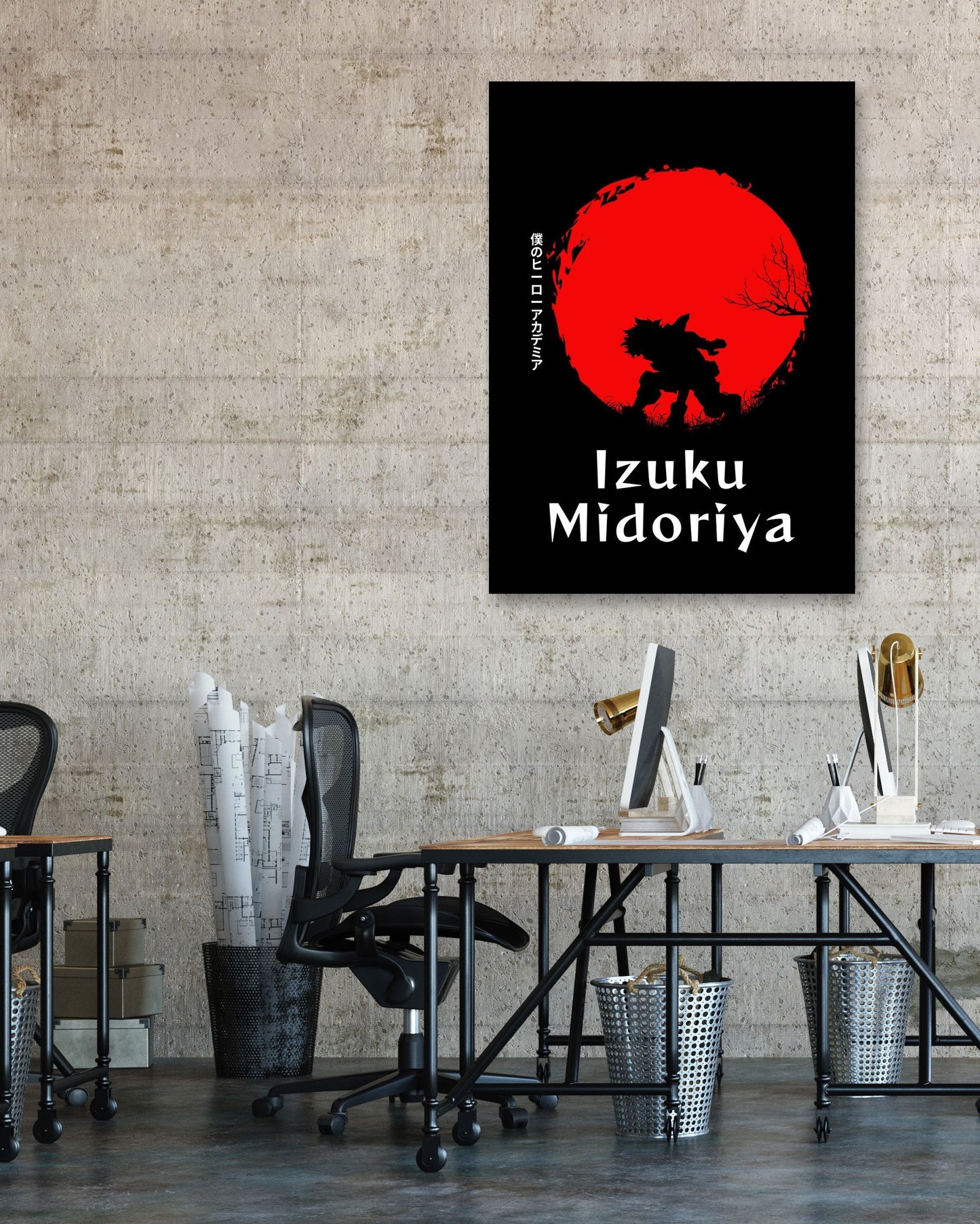 Izuku Japanese Silhouette - @VickyHanggara