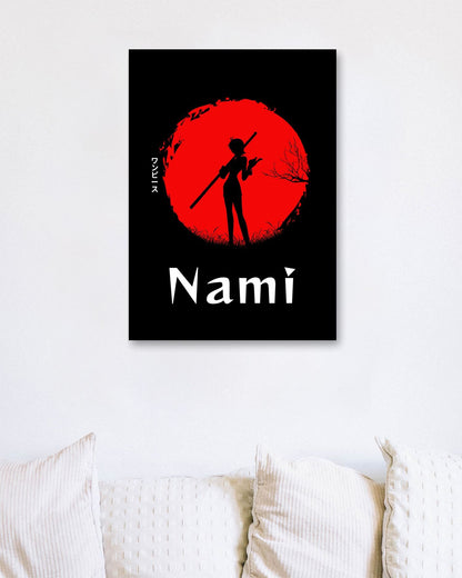 Nami Japanese Silhouette - @VickyHanggara