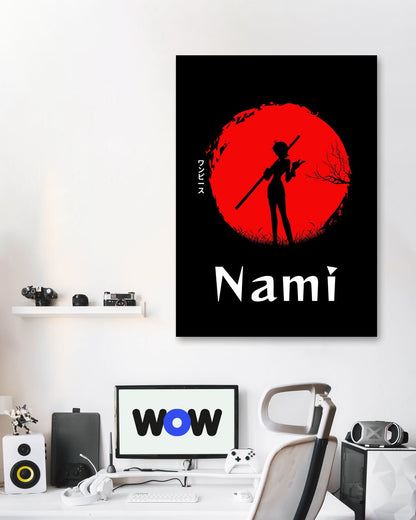 Nami Japanese Silhouette - @VickyHanggara