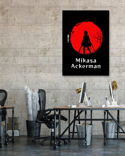 Mikasa Japanese Silhouette - @VickyHanggara