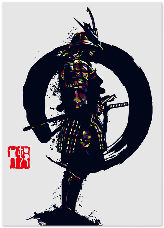 Samurai Pop art - @MKSTUDIO