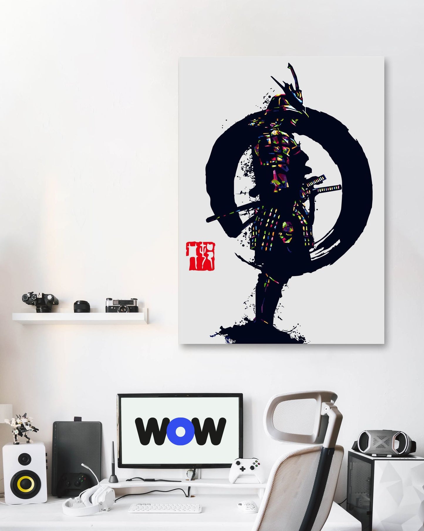Samurai Pop art - @MKSTUDIO