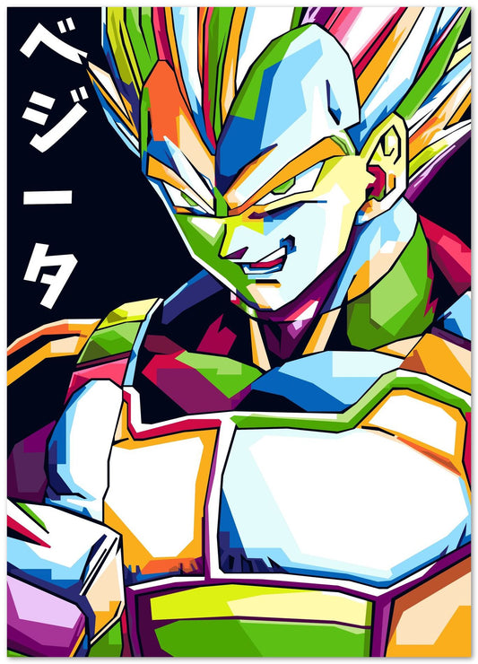 Vegeta Pop art - @MKSTUDIO