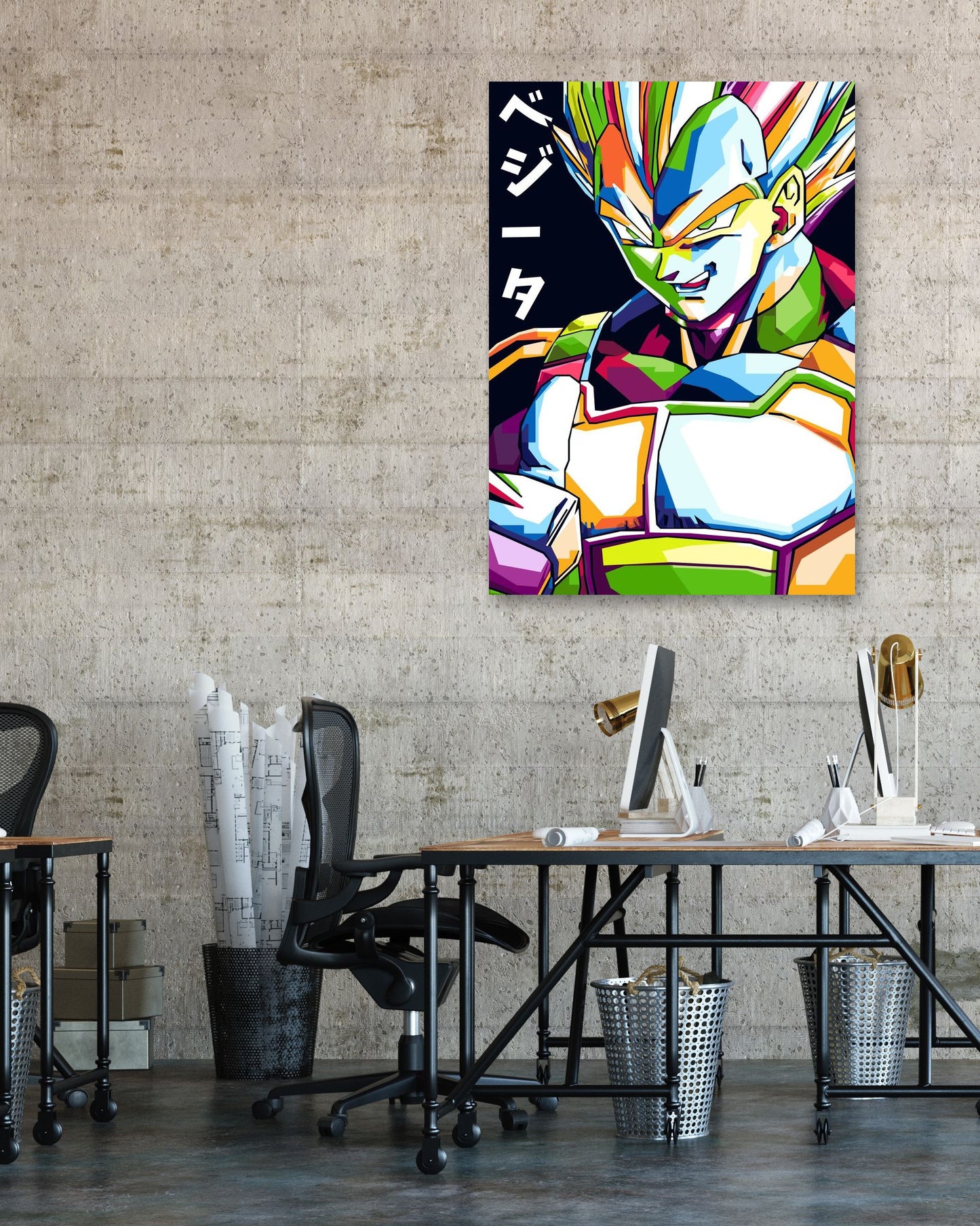 Vegeta Pop art - @MKSTUDIO