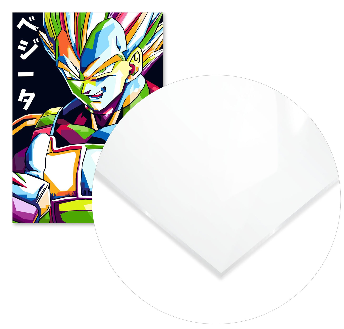 Vegeta Pop art - @MKSTUDIO