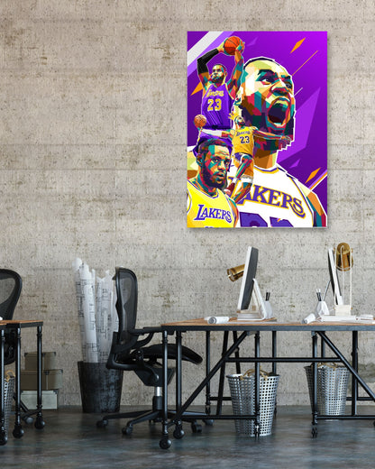 lebron james - @fillart