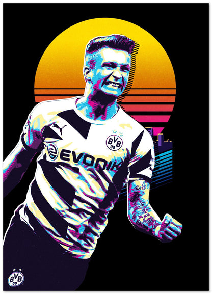 Marco reus retro black background - @Sandy15