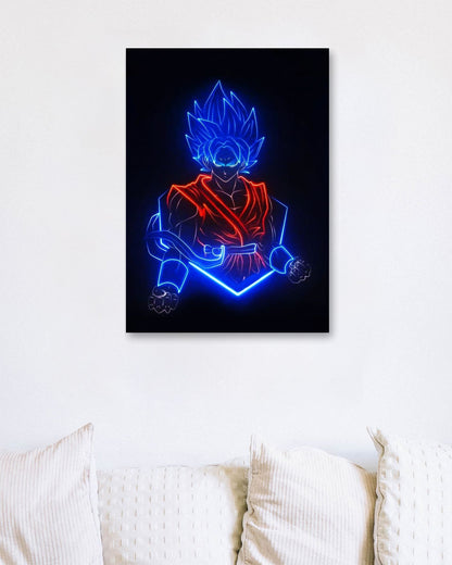 Goku Neon - @Comic41