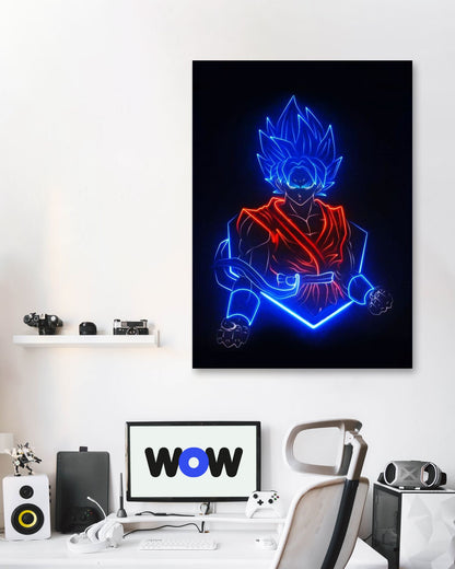 Goku Neon - @Comic41